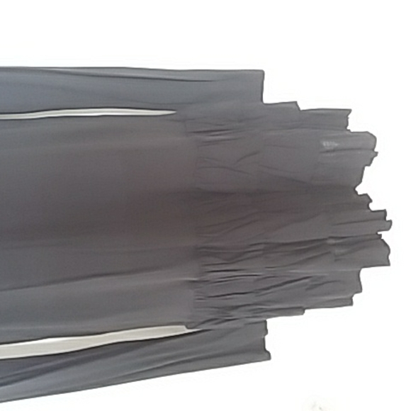 Kische long turtle neck ruffle bottom - Picture 3 of 6